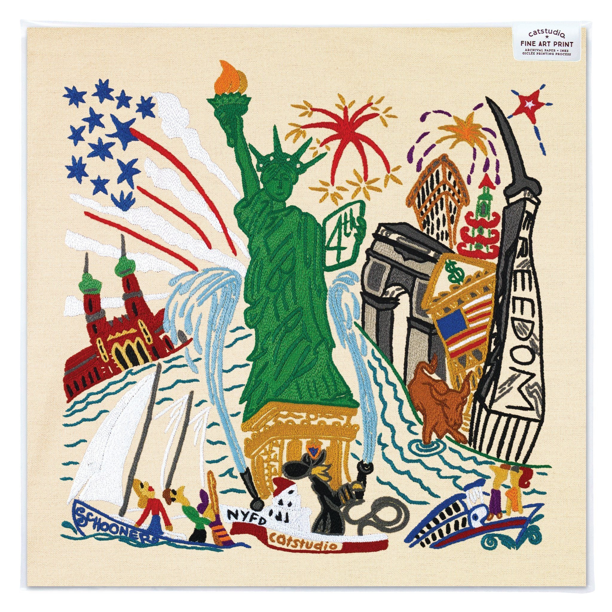 Lady Liberty Fine Art Print | Icon Collection by catstudio – catstudio