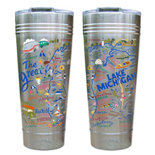 Load image into Gallery viewer, Lake Michigan Thermal Tumbler (Set of 4) - PREORDER Thermal Tumbler catstudio
