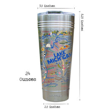 Load image into Gallery viewer, Lake Michigan Thermal Tumbler (Set of 4) - PREORDER Thermal Tumbler catstudio
