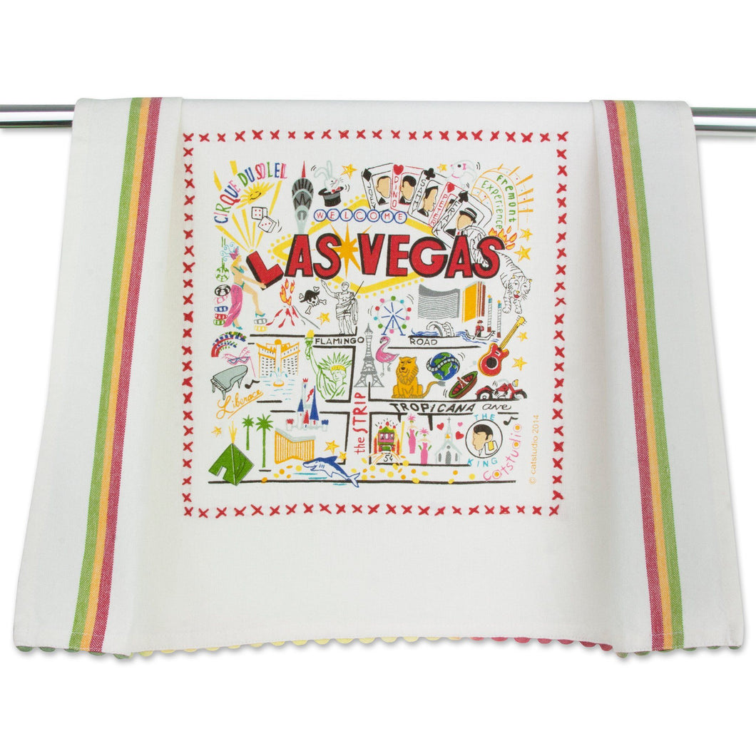 Las Vegas Dish Towel - catstudio 