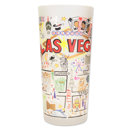 Las Vegas Drinking Glass - catstudio 
