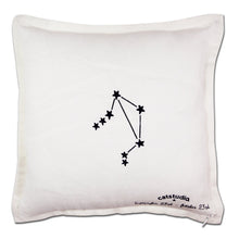 Load image into Gallery viewer, Libra Astrology Hand-Embroidered Pillow - catstudio

