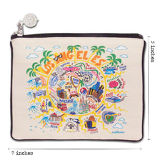 Load image into Gallery viewer, Los Angeles Zip Pouch - Natural - catstudio
