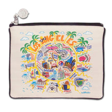 Load image into Gallery viewer, Los Angeles Zip Pouch - Natural - catstudio

