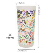Load image into Gallery viewer, Louisiana Drinking Glass - catstudio 
