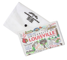 Load image into Gallery viewer, Louisville, University of Collegiate Dish Towel - catstudio 
