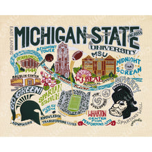 Load image into Gallery viewer, Michigan State University Collegiate Fine Art Print - catstudio
