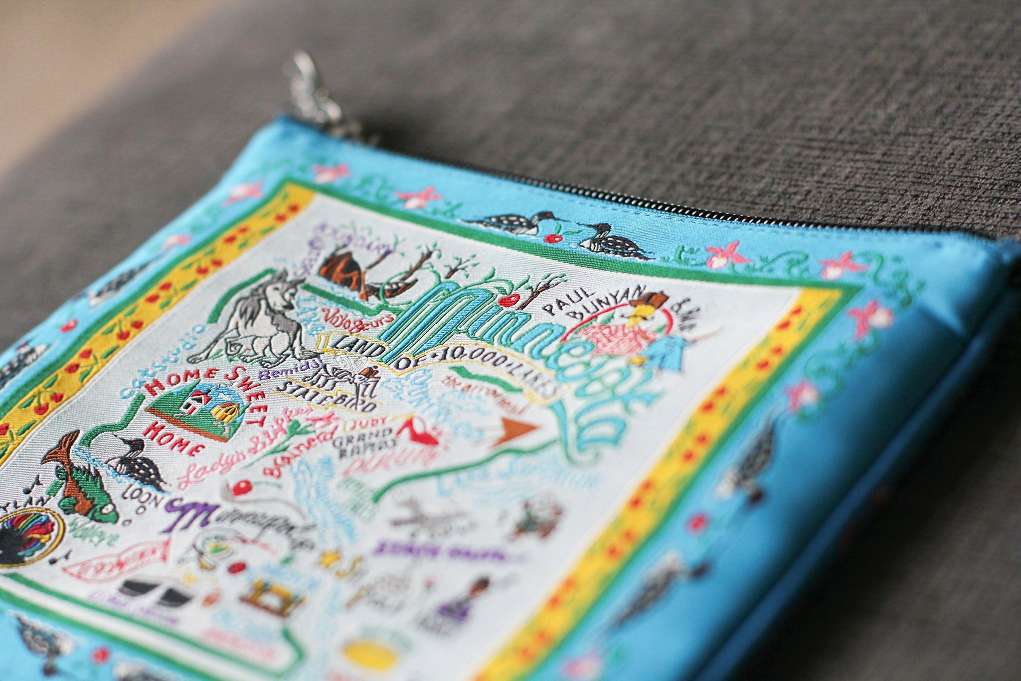 Minnesota Zip Pouch | Geography Collection by catstudio – catstudio