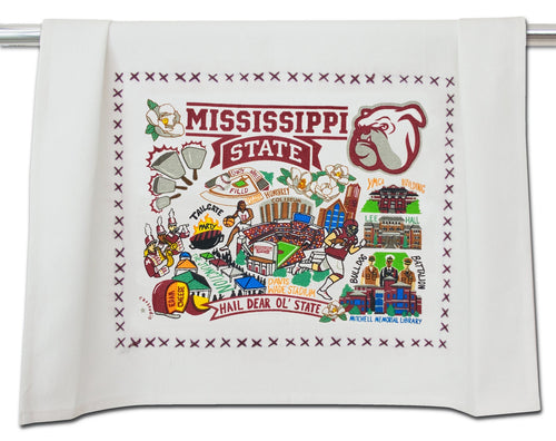 Mississippi State University Collegiate Dish Towel Dish Towel catstudio 