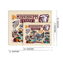Load image into Gallery viewer, Mississippi State University Collegiate Fine Art Print - catstudio
