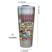 Load image into Gallery viewer, Mississippi State University Collegiate Thermal Tumbler (Set of 4) - PREORDER Thermal Tumbler catstudio
