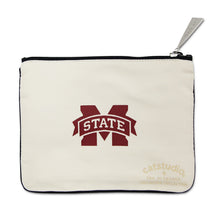 Load image into Gallery viewer, Mississippi State University Collegiate Zip Pouch - catstudio
