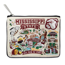 Load image into Gallery viewer, Mississippi State University Collegiate Zip Pouch - catstudio
