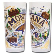 Load image into Gallery viewer, Montana State University Collegiate Drinking Glass - catstudio 
