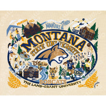 Load image into Gallery viewer, Montana State University Collegiate Fine Art Print - catstudio
