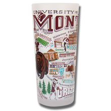 Load image into Gallery viewer, Montana, University of Collegiate Drinking Glass - catstudio 
