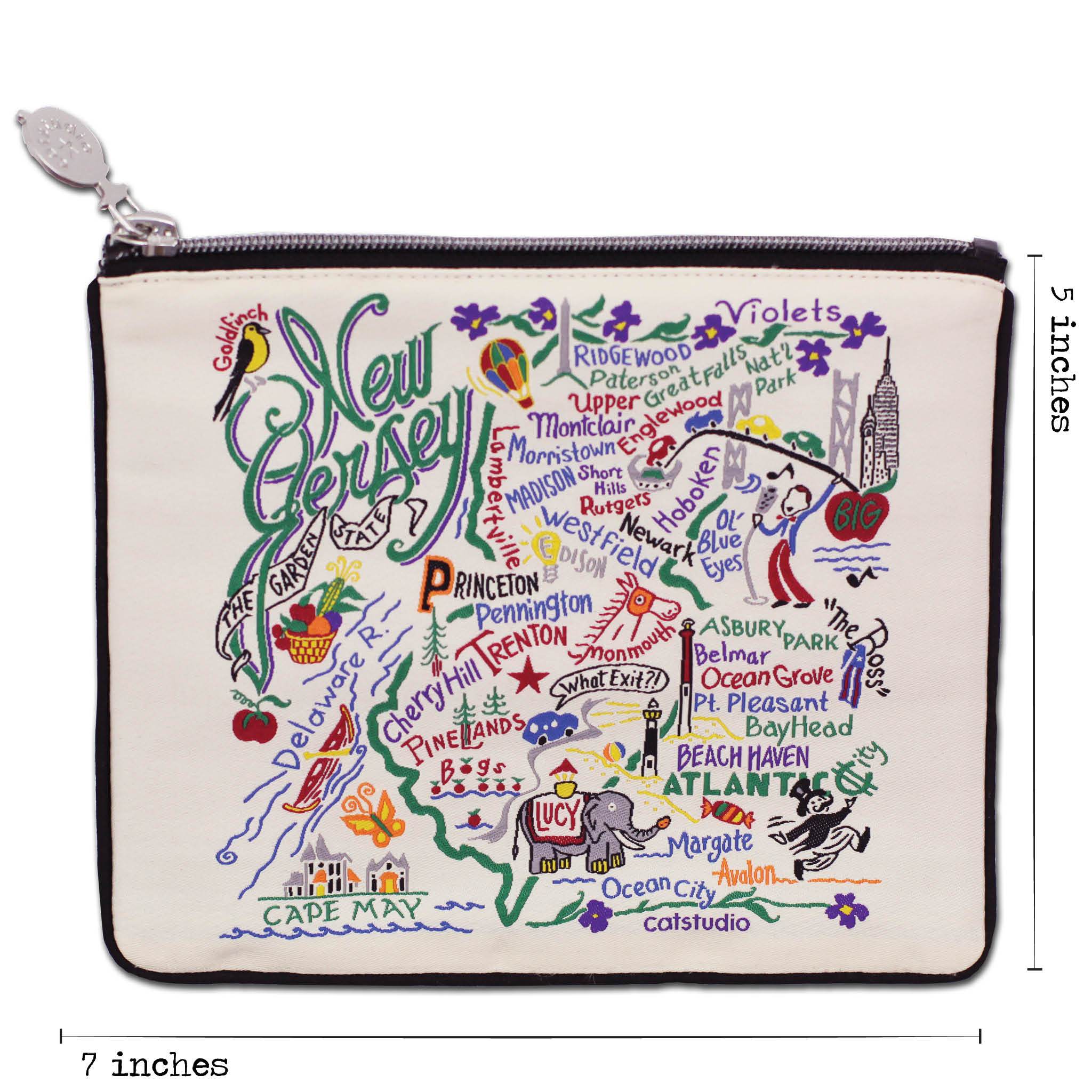 New Jersey Zip Pouch | State Collection by catstudio – catstudio
