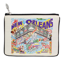 Load image into Gallery viewer, New Orleans Zip Pouch - Natural - catstudio
