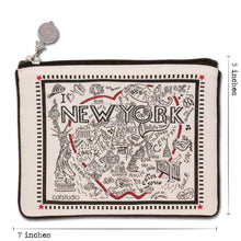 Load image into Gallery viewer, New York City Zip Pouch - B&amp;W - catstudio
