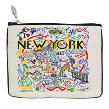 Load image into Gallery viewer, New York City Zip Pouch - Natural - catstudio
