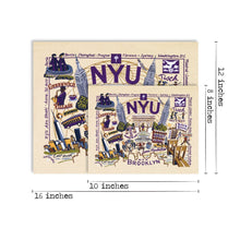 Load image into Gallery viewer, New York University (NYU) Collegiate Fine Art Print - catstudio

