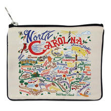 Load image into Gallery viewer, North Carolina Zip Pouch - Natural - catstudio
