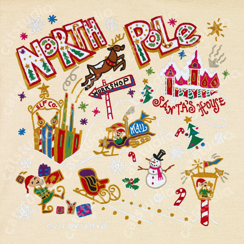 North Pole 1 Fine Art Print - catstudio