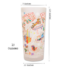Load image into Gallery viewer, North Pole 1 Drinking Glass - catstudio 
