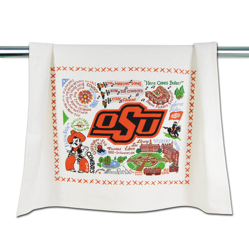 Oklahoma State University Collegiate Dish Towel Dish Towel catstudio 