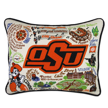 Load image into Gallery viewer, Oklahoma State University Collegiate Embroidered Pillow Pillow catstudio 
