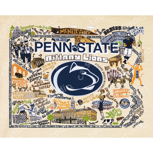 Penn State University Collegiate Fine Art Print - catstudio