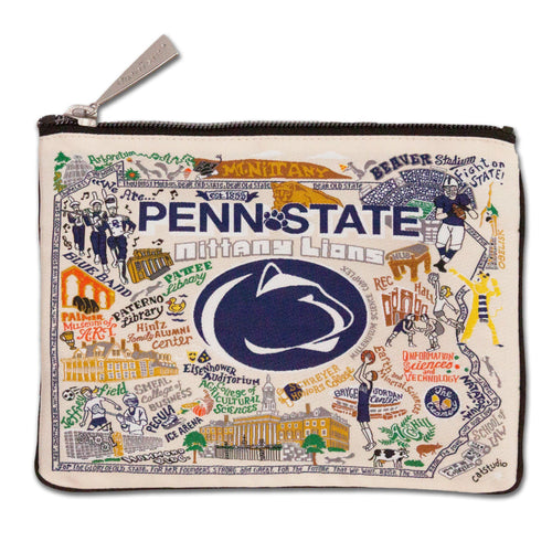 Penn State University Collegiate Zip Pouch - catstudio