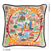 Load image into Gallery viewer, Phoenix Hand-Embroidered Pillow - catstudio
