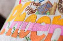 Load image into Gallery viewer, Phoenix Hand-Embroidered Pillow - catstudio
