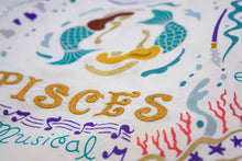Load image into Gallery viewer, Pisces Astrology Dish Towel Dish Towel catstudio
