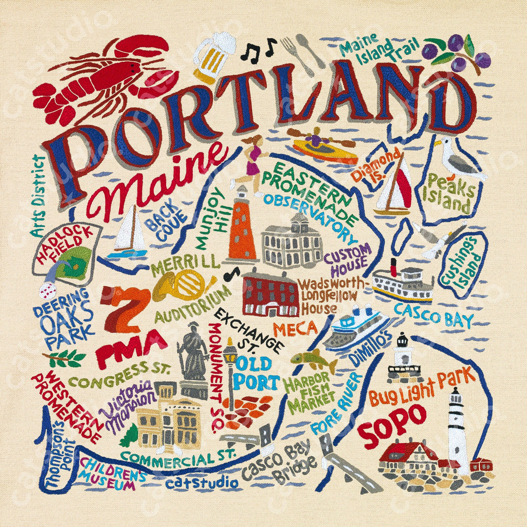 Portland, ME Fine Art Print - catstudio 