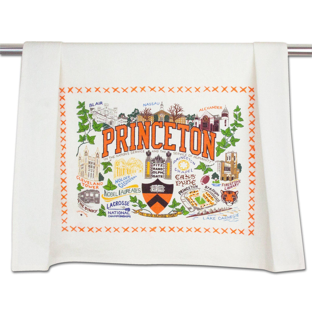 Princeton University Collegiate Dish Towel - catstudio 