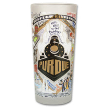 Load image into Gallery viewer, Purdue University Collegiate Drinking Glass - catstudio

