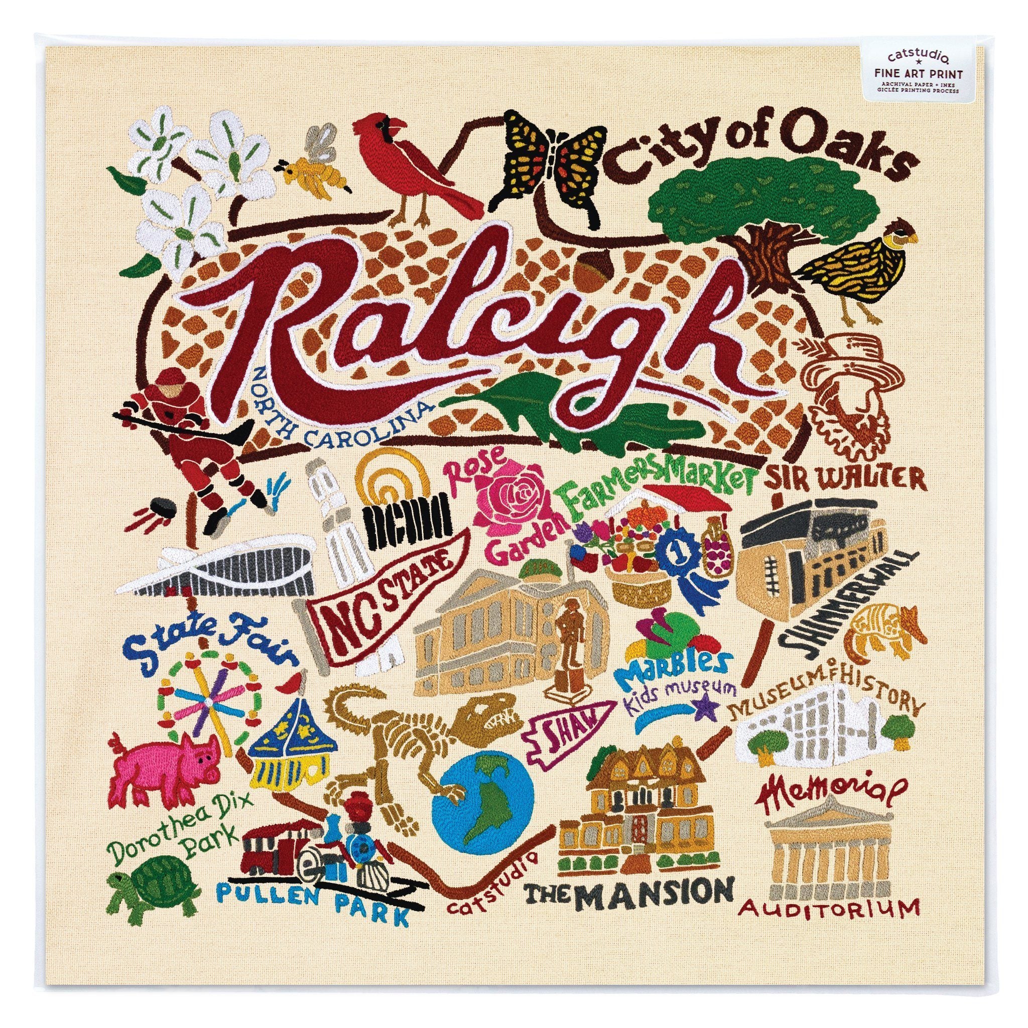 Raleigh Fine Art Print | North Carolina Collection by catstudio – catstudio