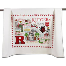 Load image into Gallery viewer, Rutgers University Collegiate Dish Towel - catstudio 

