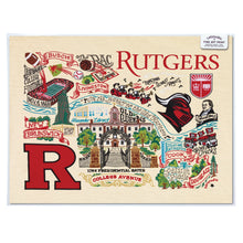 Load image into Gallery viewer, Rutgers University Collegiate Fine Art Print - catstudio
