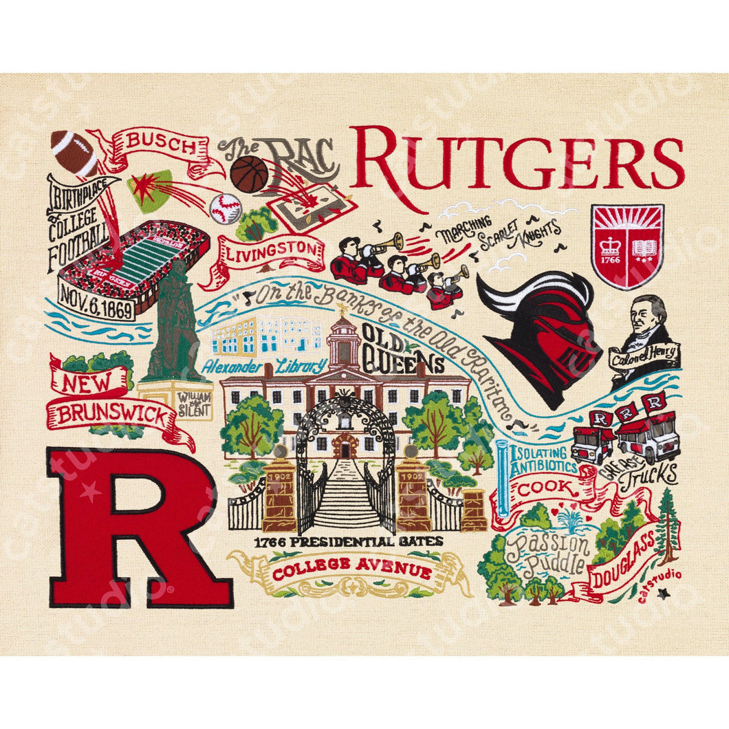 Rutgers University Collegiate Fine Art Print - catstudio