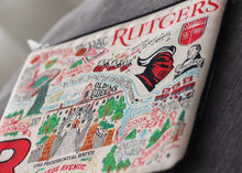 Load image into Gallery viewer, Rutgers University Collegiate Zip Pouch - catstudio
