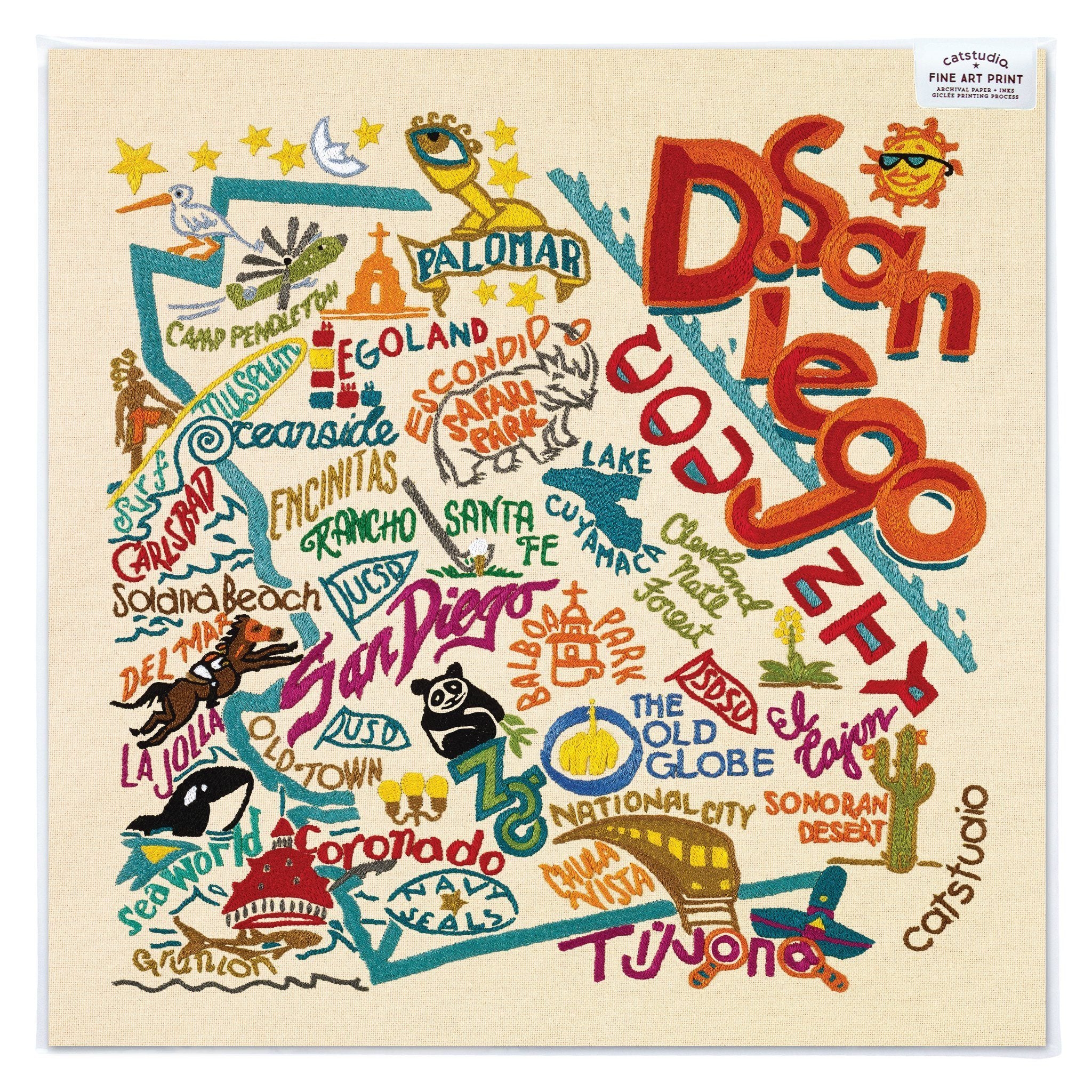 San Diego Fine Art Print | California Collection by catstudio