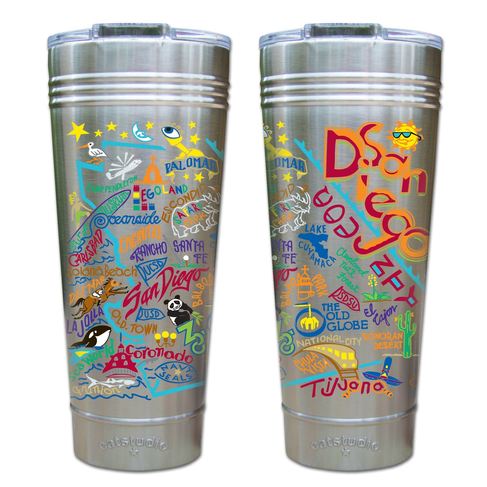 San Diego Thermal Tumbler | California Collection by catstudio