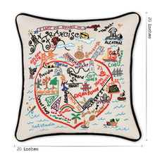 Load image into Gallery viewer, San Francisco Hand-Embroidered Pillow - catstudio
