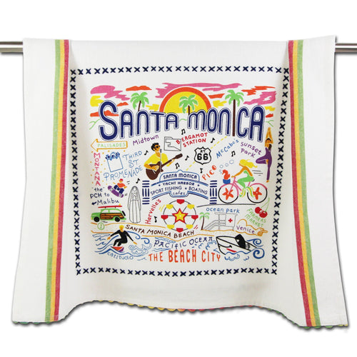 Santa Monica Dish Towel - catstudio 