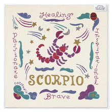 Load image into Gallery viewer, Scorpio Astrology Fine Art Print - 8x8 Art Print catstudio
