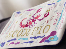 Load image into Gallery viewer, Scorpio Astrology Zip Pouch - catstudio
