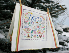 Load image into Gallery viewer, Ski Aspen Dish Towel - catstudio 
